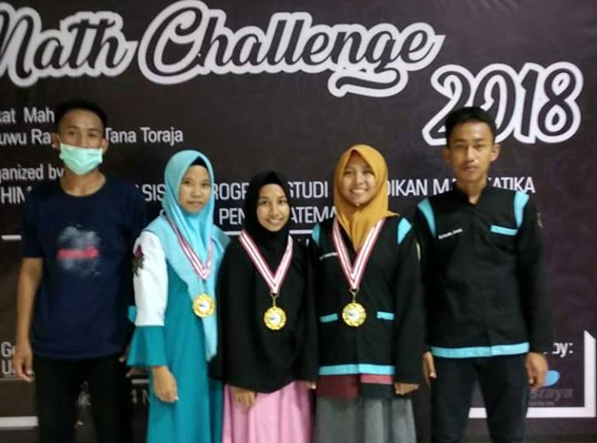 Mahasiwa Matematika IAIN Palopo, Juara I Math Challenge