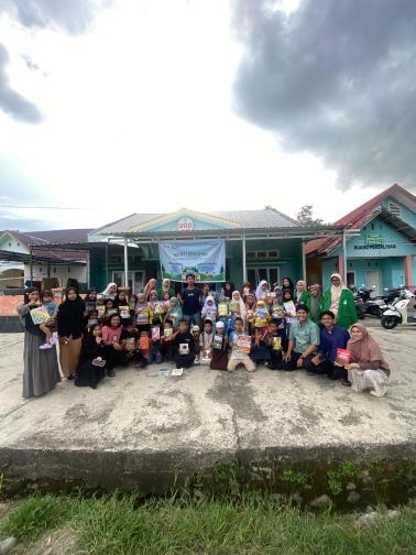 Semarak Ramadhan, HMPS BIG Sukses Gelar Society Dedication di Desa Sampano